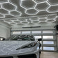 Brighter Side Lighting HIVE 5 Hexagon & 8 Hexagon LED Lighting with C8 Corvette