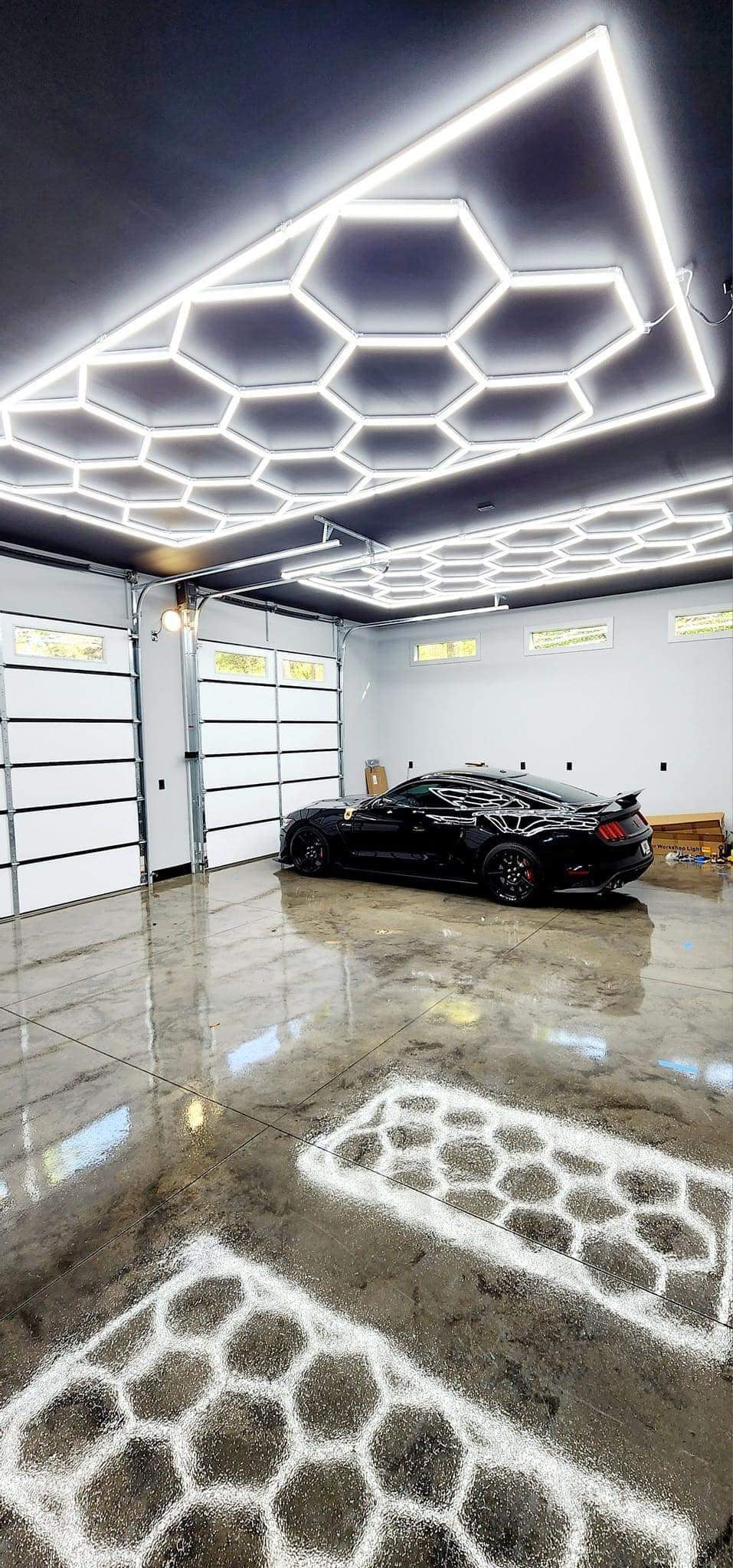 Hexagon deals lights garage